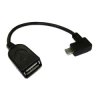 Adapt USB OTG AF / micro USC wtyk kątowy