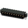 Pin header, 2 pole, pitch 2.54 mm, angled, black, 1821245