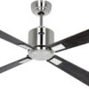 CasaFan ECO NEO III 132 BN-NB/KI WiFi Flügel Nussbaum/Kirsche Wentylator sufitowy 27 W (Ø x W) 132 cm x 360 mm chrom (sz