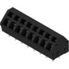 PCB terminal, 8 pole, pitch 5 mm, angled, black, 1811900000