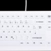 AK-C8100F-UVS-W/GE Keyboard, IP68, disinfectible, layout: German