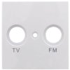 REV Zaślepka Gniazdo TV, Radio Studio biały 0208630106 1 szt.