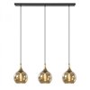 Lampa wisząca nowoczesna 3xE27 CALLISTO BLACK/GOLD