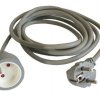 Przewód zasilający, 3m, 16 A, 250 V, Szary, złącze A: CEE 7/5, złącze B: CEE 7/6 CEE 7/7 niemieckie Schuko/francuskie