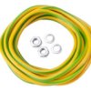 Komplet Zestaw Uziemienia Kabel Przewód Linka Uziemiająca Lgy 4 Mm2 2,5M (Ek-30)
