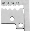 Ostrze ściągacza izolacji kablowych 12 19 180 Ostrze for use with Precyzyjny ściągacz izolacji typu 12 11 180 Knipex