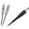 Kabel JACK 6.3 mono - 2RCA 1.8m