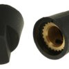 Pokrętło potencjometru oś: 6.4mm średnica: 14mm Plastik Czarny RS PRO