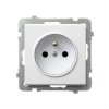SONATA Gniazdo pojedyncze z uziemieniem białe GP-1RZ/m/00 OSPEL