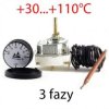 Termostat do zabudowy, trójfazowy, +30...+110°C