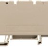 Disconnect/test-disconnect terminal block, screw connection, 0.5-10 mm², 41 A, 6 kV, dark beige, 1018800000