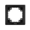 Ramka Pośrednia Do Łączników Ip44 Czarny Mat 12Drph