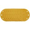Draper 08478 Gold Sanding Discs-Hk&Loop 150mm 400 Grit15 Dust Extract Holes 10Pc