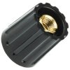 Pokrętło potencjometru oś: 6.4mm średnica: 14.7mm Zacisk śrubowy Plastik Czarny RS PRO