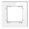 DECO Ramka uniwersalna pojedyncza - szkło (ramka: biała spód: biały) biały 0-0-DRG-1