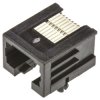 Złącze RJ45, Single Port Modular Jacks Złącze RJ45 Żeńskie Otwór przelotowy Cat3 TE Connectivity Bez ekranowania Kąt