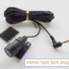 mini microphone with 2.5mm gold stereo jack plug
