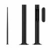 Słup 4m SAL-4/B60 anodowany czarny o średnicy fi 114 mm przy podstawie oraz zakończeniu fi 60 mm 42102/C35 ROSA