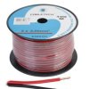 KABEL GŁOŚNIKOWY 2.50mm CZARNO-CZERWONY