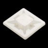 Mounting base, PA, natural, self-adhesive, (L x W x H) 21.8 x 21.8 x 4 mm, BYB-5-12H0171