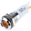Lampka kontrolna do montażu panelowego 240V ac Pomarańczowy 14.5mm Chrom Końcówka lutownicza RS PRO