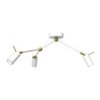 Lampa Sufitowa Iris White/Gold 3X Mini Gu10 Mlp7273 Milagro