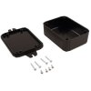 Hammond RL6435-FBK Project Enclosure Flanged GPABS 150x100x60mm Black