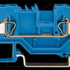 280-904 2-conductor feed-through terminal, blue