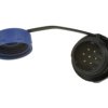 Wtyk; SP1312/P7-1C; 7 torów; lutowany; 0,75mm2; SP13; na panel; 13mm; IP68; 5A; 125V; Weipu; RoHS; SP1312/P7-1C