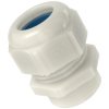 Cable gland, M40, 46 mm, Clamping range 15 to 28 mm, IP66/IP68/IP69, white and blue, 53110025