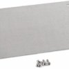 Mounting plate, steel, (L x W x H) 106.68 x 167.3 x 1.63 mm, gray, for series 1554/1555, 1554HPL