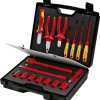 Knipex 98 99 11 Zestaw narzędzi dla elektryków w walizce 17 szt.