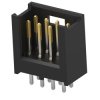 Pin header, 8 pole, pitch 2.54 mm, straight, black, 280384-2