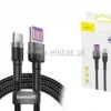 Kabel USB-Type-C 1m 5A Baseus, QuickCharge.
