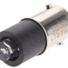 Lampka kontrolna Zielony 230V ac BA9s LED średnica 4.8mm długość 26mm
