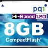 Karta pamięci PQI CF 8GB 120x - rozpakowana