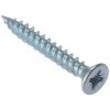 ForgeFix CSK1126ZP General Purpose Pozi Screw CSK TT ZP 1.1/2 x 6 Box 200