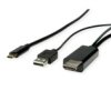 Kabel Adaptera Roline Usb Typu C - Hdmi + Usb A, M/M, 2 M