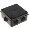 Pk-4 133x133x64 IP55 bez wkł. czarna EPN 0233-0