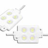 MODUŁ LED-5050 4 DIODY, ŚWIATŁO CIEPŁE BIAŁE, WODOODPORNY
