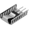 Clip-on heatsink, (L x W x H) 36 x 23 x 9 mm, 19.3 K/W, solderable surface, FK 273 MI 247 O