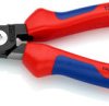 Stripping pliers for Cu wires, 10 mm², AWG 8, cable Ø 5 mm, L 180 mm, 200 g, 13 62 180