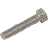 Sealey S525 Stainless Steel Hex Head Set Screw DIN 933 - M5 X 25 A2 - Pack of 50