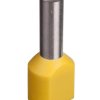 Końcówka tulejkowa izolowana TID 2x6mm2/14mm żółta cynowana TID2x6L14 /100szt./
