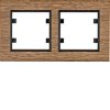 Lumina passion Ramka 2-krotna pozioma antyczny dąb WL9226