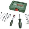 Zestaw kluczy zapadkowych Bosch Home and Garden 1600A039J6 1600A039J6 1/4