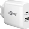 Podwójna szybka ładowarka USB-C™ PD (45 W) biały, 65412