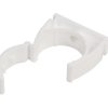 Uchwyt zamknięty do rur gładkich UZ 37 biały 68048 /50szt./