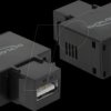 86505 Keystone Modul USB Typ-A charging socket 1 A schwarz