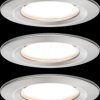 93458 Nova Coin recessed light, 6 W, 2700 K, rigid, round, iron, set o